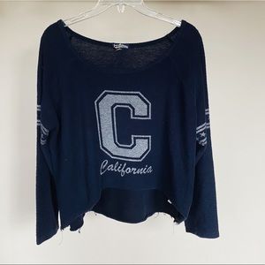 Navy Blue California Long Sleeve Shirt